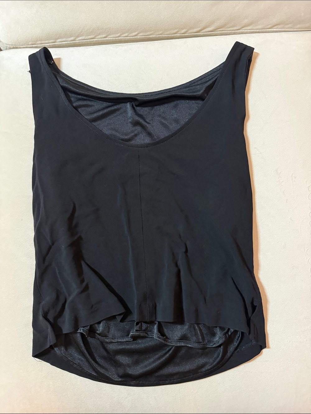 Black low back Tank Top — Women - Picture 3 of 3